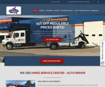 Hinessc.com(Auto Repair & Tire Shop Conway) Screenshot