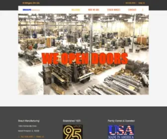 Hinge1.com(Braun Manufacturing) Screenshot