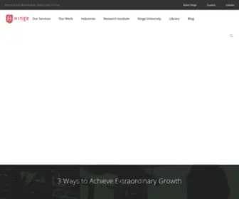 Hingemarketing.com(Professional Services Marketing & Branding) Screenshot