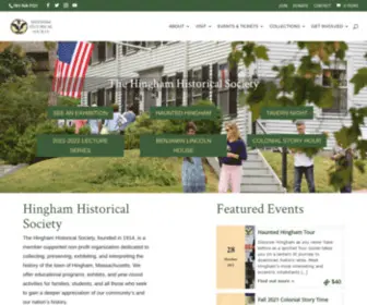 Hinghamhistorical.org(Hingham Historical Society) Screenshot