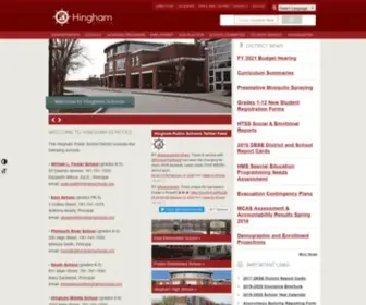 Hinghamschools.com(Hingham, MA) Screenshot