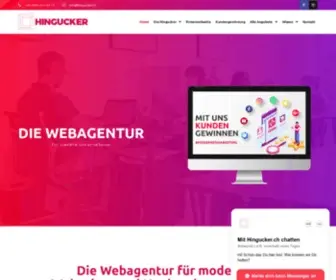 Hingucker.ch(Webagentur Hingucker) Screenshot