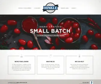 Hinklefinefoods.com(Hinkle Fine Foods) Screenshot