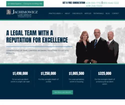 Hinklelaw.com(San Jose Personal Injury Attorney) Screenshot
