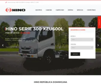 Hino.com.do(Hino República Dominicana) Screenshot