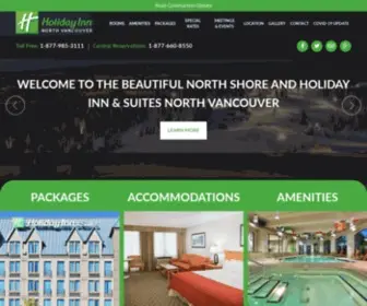 Hinorthvancouver.com(Holiday Inn & Suites North Vancouver) Screenshot