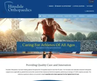 Hinsdale-Orthopaedics.com(Hinsdale Orthopaedics) Screenshot