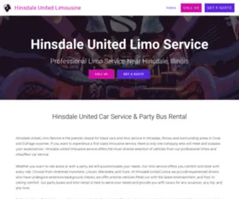 Hinsdaleunitedlimo.com(Hinsdale United Limo Service) Screenshot