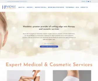 Hinsdaleveinlaser.com(Hinsdale Vein and Laser) Screenshot