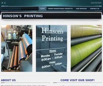 Hinsprint.com(On's Printing) Screenshot
