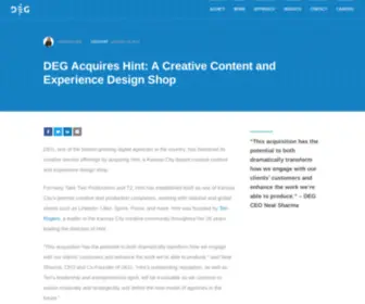 Hint.is(DEG Acquires Hint) Screenshot