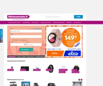 Hintaseuranta.fi(Suomen suurin hintavertailu) Screenshot