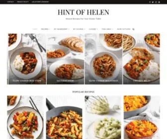 Hintofhelen.com(Hint of Helen) Screenshot