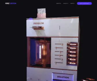 Hinz.design(Chris Hinz's portfolio website and more) Screenshot