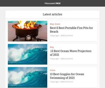 Hioceanictech.com(All you need to explore the ocean) Screenshot