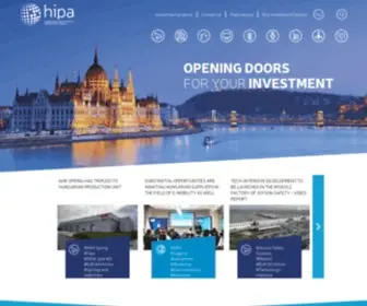 Hipa.hu(Hungarian Investment Promotion Agency) Screenshot