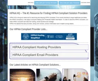 Hipaahq.com(HIPAA HQ) Screenshot