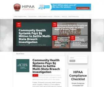 Hipaajournal.com(HIPAA Journal) Screenshot