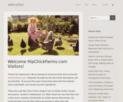 Hipchickfarms.com(Hipchickfarms) Screenshot