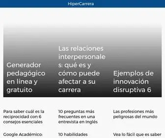 Hipercarrera.com(Sólo otro sitio de WordPress) Screenshot