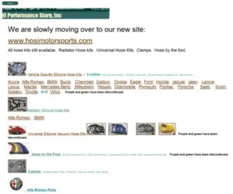 Hiperformancestore.com(Silicone Hose Kits) Screenshot