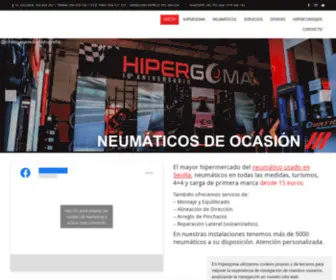 Hipergoma.com(Comprar neumáticos de ocasión sevilla) Screenshot