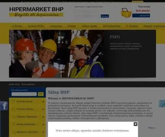 Hipermarketbhp.pl(Odzież ochronna dla pracowników) Screenshot