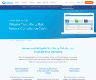 Hiperos.com(Supplier Risk Assessment Management (InfoSec) Screenshot