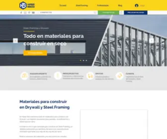 Hiperseco.com(Materiales Drywall y Steel Framing) Screenshot