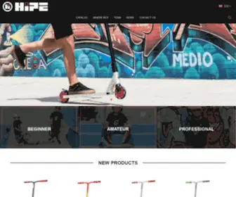 Hipescooter.eu(HIPE Scooters) Screenshot