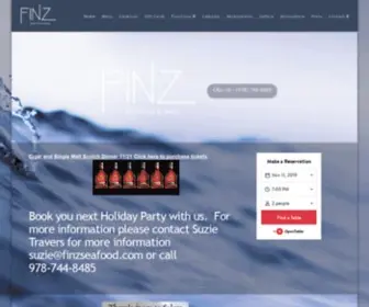 Hipfinz.com(Finz Seafood & Grill) Screenshot