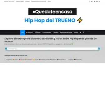 Hiphopdeltrueno.com(Hip Hop del TRUENO) Screenshot