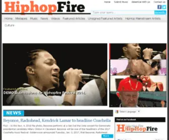 Hiphopfire.com(Hip Hop Fire) Screenshot