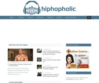 Hiphopholic.de(Hip Hop Portal) Screenshot