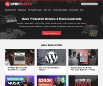 Hiphopmakers.com(Hip Hop Makers) Screenshot