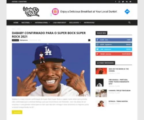 Hiphopsoueu.pt(Hiphopsoueu) Screenshot