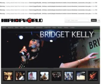 Hiphopworld.com(HIP HOP WORLD) Screenshot