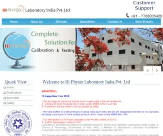 Hiphysix.com(Hi Physix Laboratory which) Screenshot