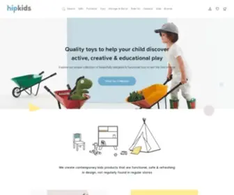 Hipkids.com.au(Kids Bedroom Furniture & Kids Wooden Toys Online) Screenshot