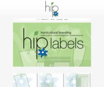 Hiplabels.com(Horticultural Identification Products) Screenshot