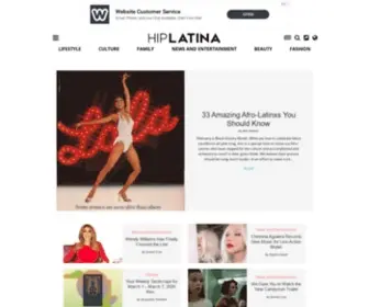 Hiplatina.com(Latina Leaders) Screenshot
