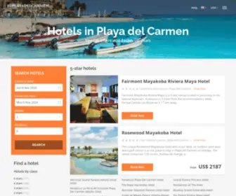 Hiplayadelcarmen.com(Playa del Carmen hotels & apartments) Screenshot