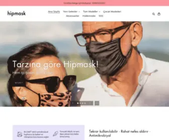 Hipmask.com.tr(Rahat Nefes Aldıran Antibakteriyel Kumaş Maske) Screenshot