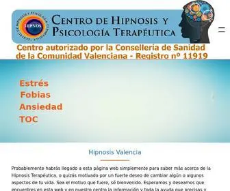 Hipnosisvalencia.com(Clínica Hipnos) Screenshot