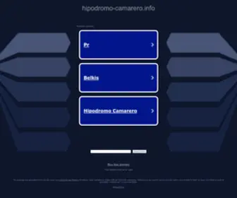 Hipodromo-Camarero.info Screenshot
