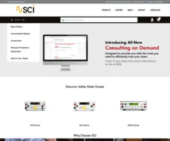 Hipot.com(SCI Electrical safety testers) Screenshot