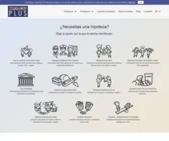 Hipotecasplus.es(Consigue la mejor hipoteca del mercado con Hipotecas Plus) Screenshot