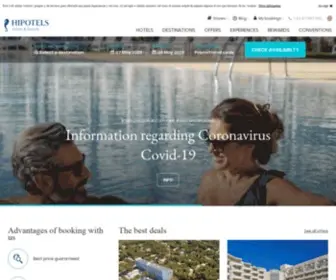 Hipotels.com(HIPOTELS Hotels & Resorts) Screenshot