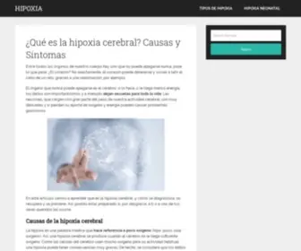 Hipoxias.com(Aprende a identificar la hipoxia cerebral) Screenshot