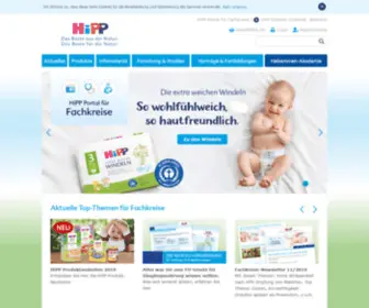 Hipp-Fachkreise.de(HiPP Fachkreise) Screenshot